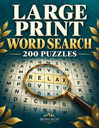 Large Print Jumbo Word Search – 200 Large Print Word Search Puzzles