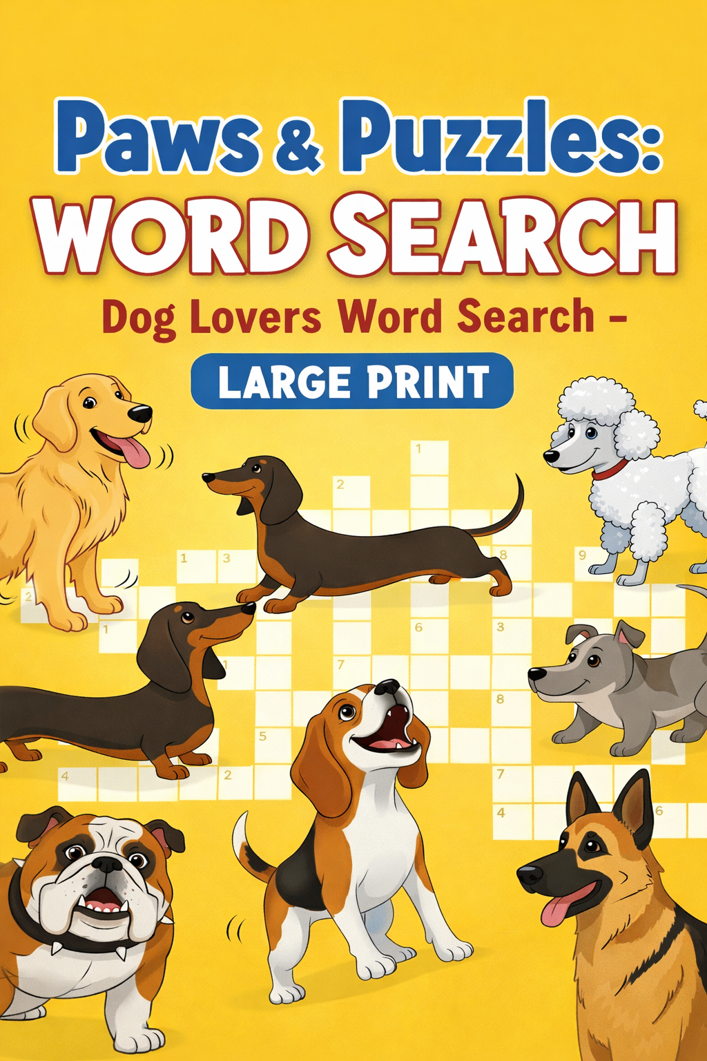 Paws & Puzzles: Dog Lovers Cover