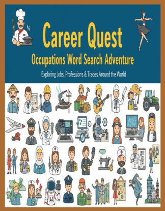 Career Quest Occupations Word Search – 64 Puzzle Collection (Paperback)