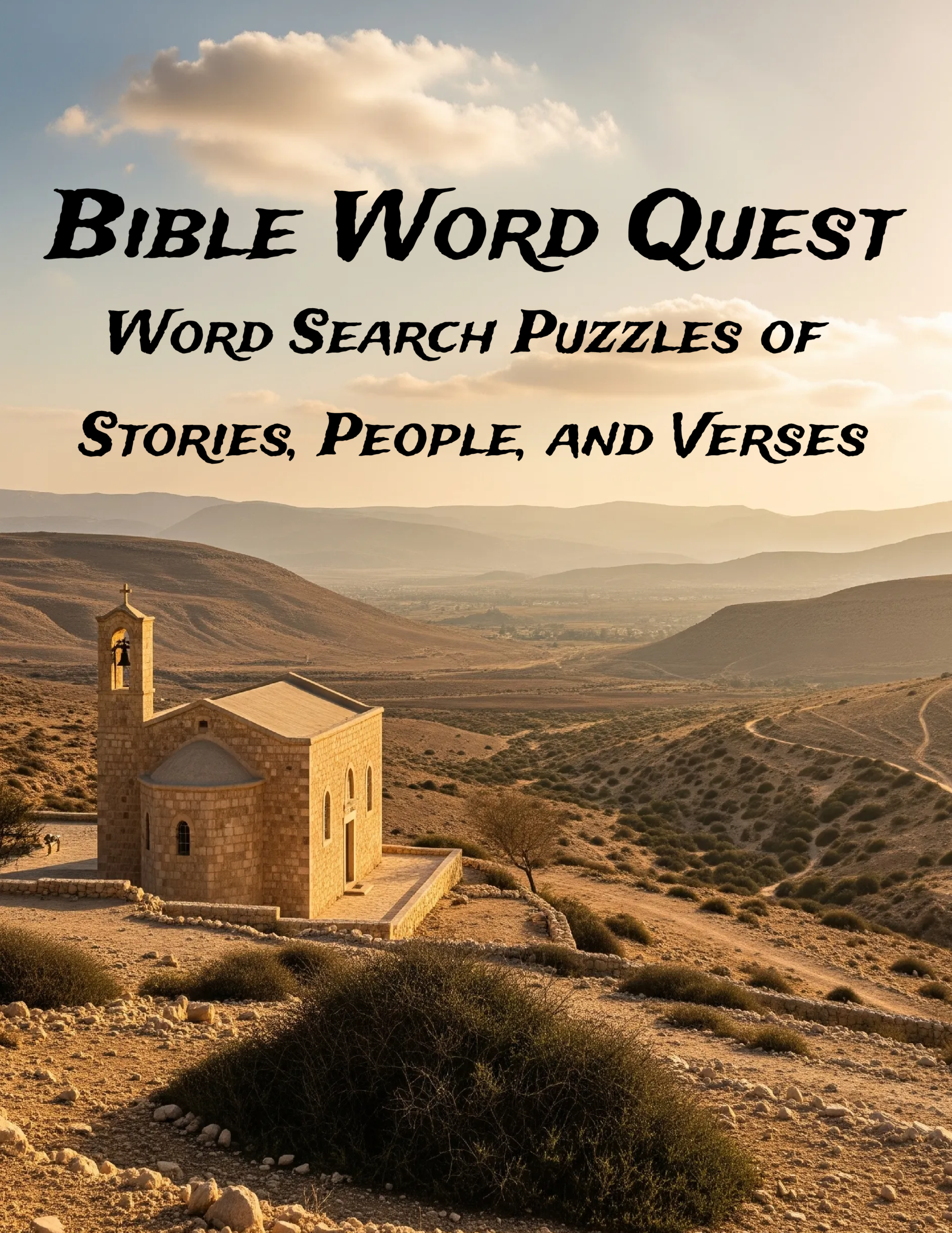Bible Word Quest – 64 Large Print Word Search (Paperback)
