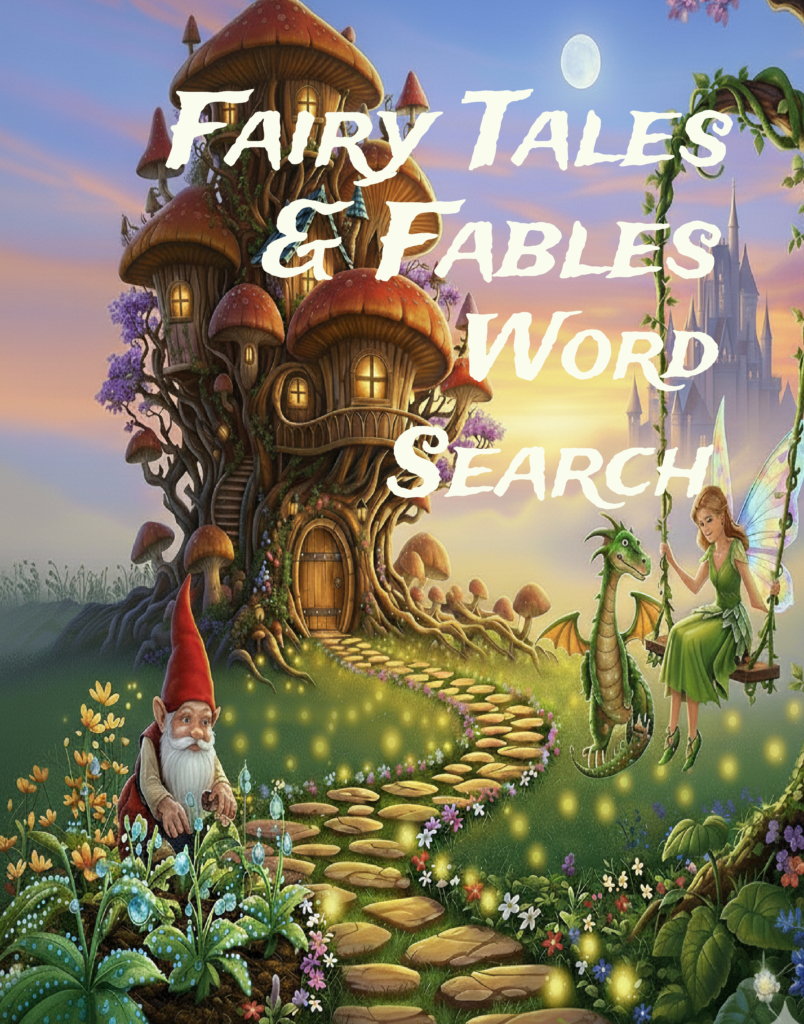 Fairy Tales & Fables Word Search – 64 Puzzle Collection (Digital)