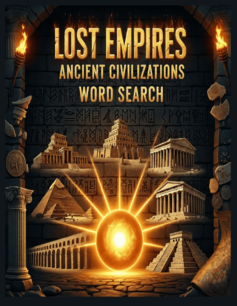 Lost Empires: Ancient Civilizations Word Search – 64 Puzzle Collection (Digital)
