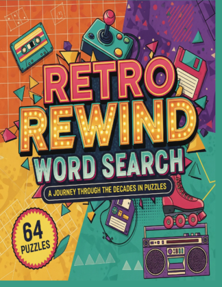 Retro Rewind Word Search – 64 Puzzle Collection (Paperback)