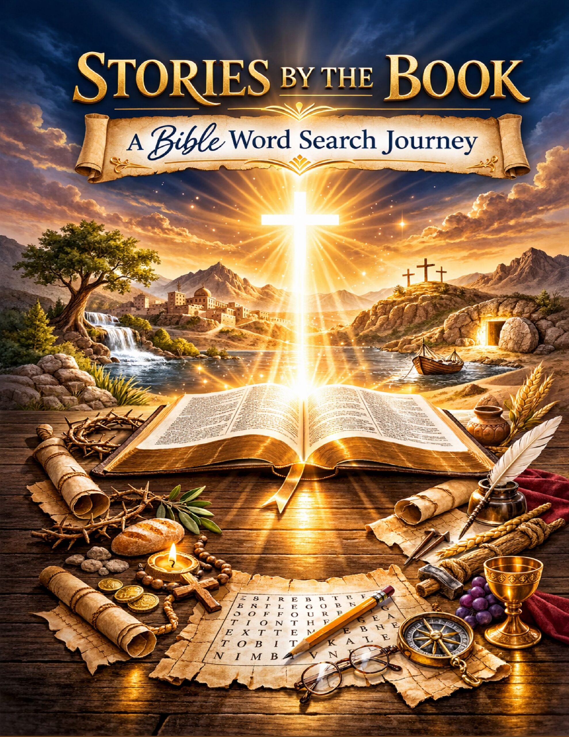 Stories by the Book: A Bible Word Search Journey