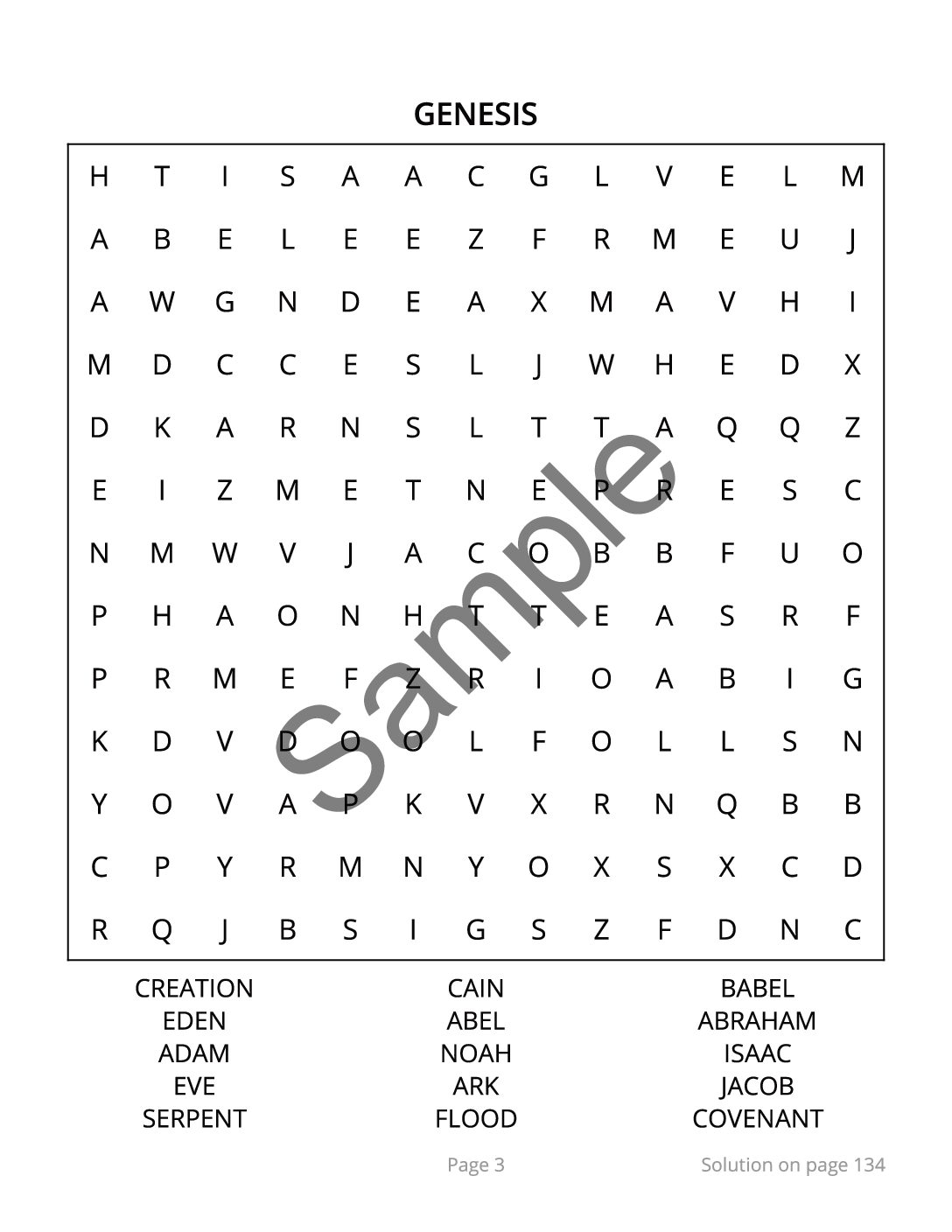 Stories by the Book – 66 Bible Word Search Puzzles - Image 2
