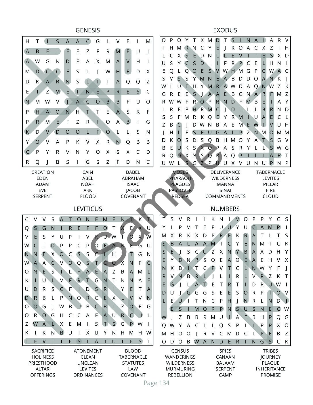 Stories by the Book – 66 Bible Word Search Puzzles - Image 3