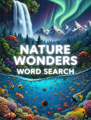Nature Wonders – 64 Large Print Word Searches (Digital)