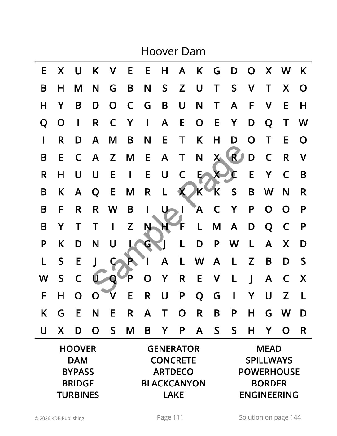 Across the USA – 200 Large Print Word Searches (Digital) - Image 3