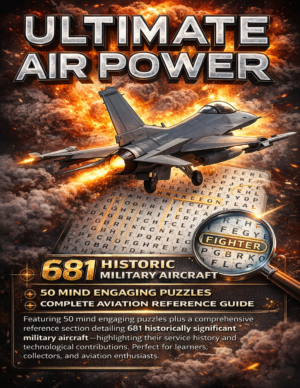 Ultimate Air Power – Military Aircraft Word Search Puzzles (Digital)