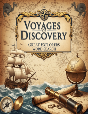 Voyages of Discovery – 64 Large Print Word Searches (Digital)