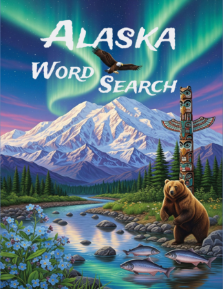 Alaska - 64 Large Print Word Searches (Digital)