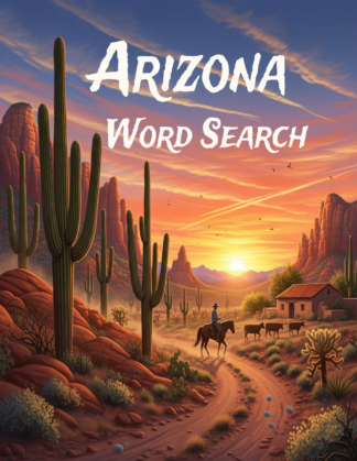 Arizona - 64 Large Print Word Searches (Digital)