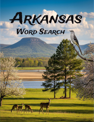 Arkansas - 64 Large Print Word Searches (Digital)