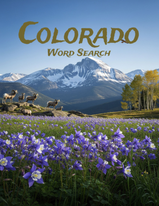 Colorado - 64 Large Print Word Searches (Digital)