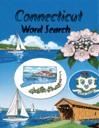 Connecticut - 64 Large Print Word Searches (Digital)