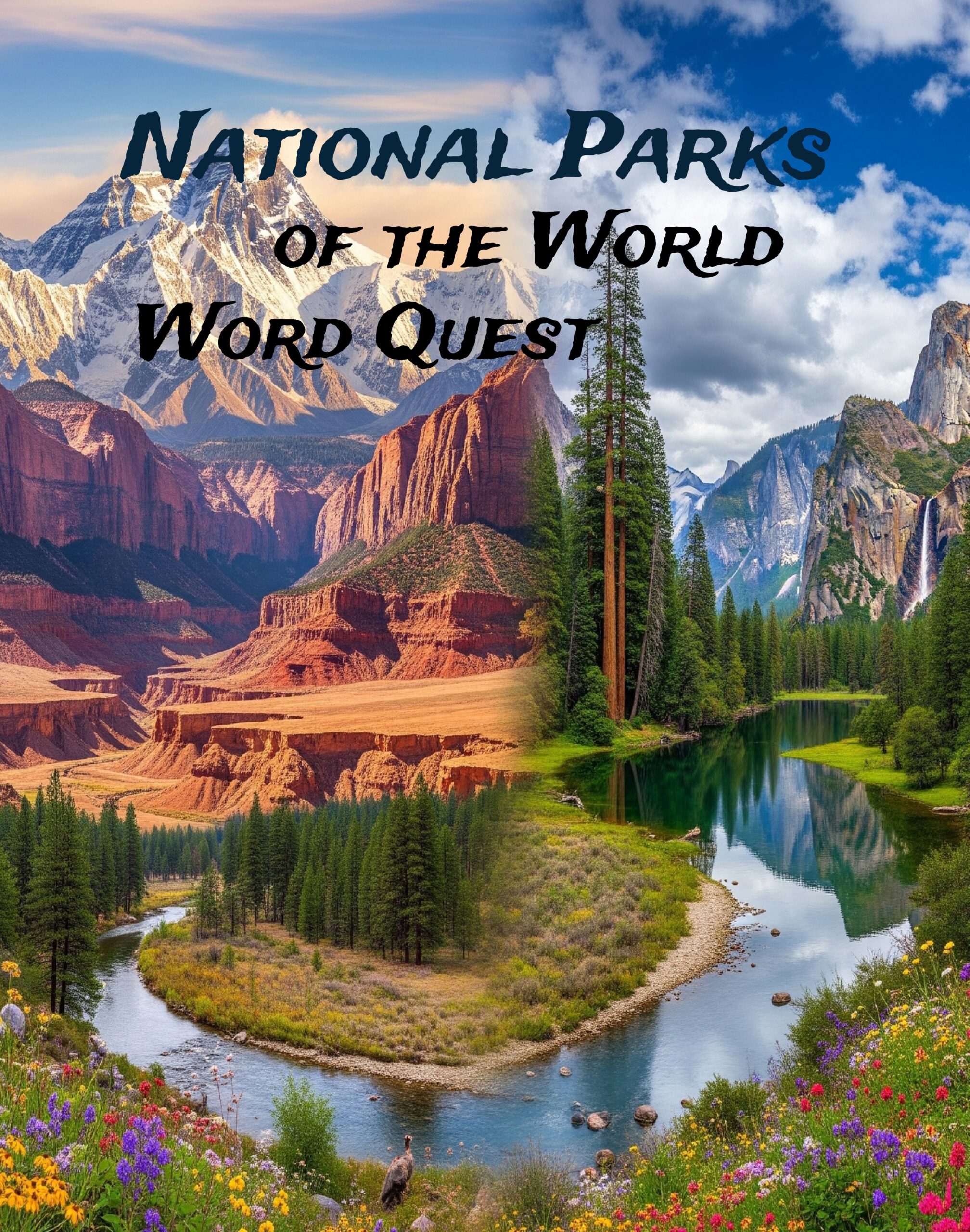 National Parks of the World – 64 Large Print Word Searches (Paperback)