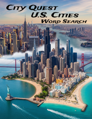 City Quest – 64 Large Print Word Searches (Digital)