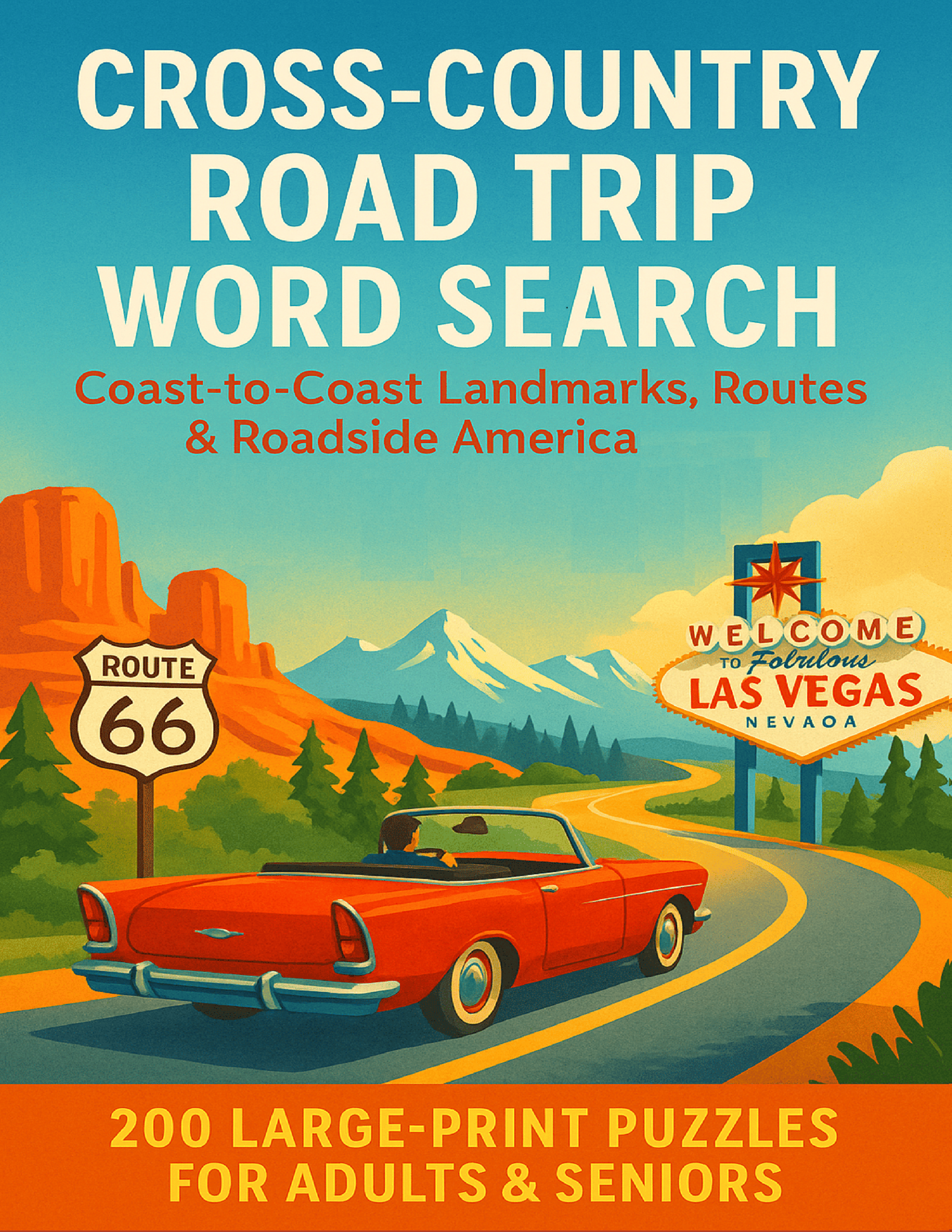Cross-Country Road Trip Word Search