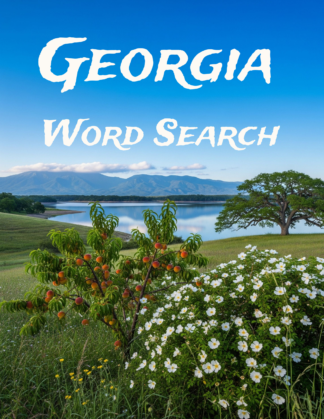 Georgia - 64 Large Print Word Searches (Paperback)