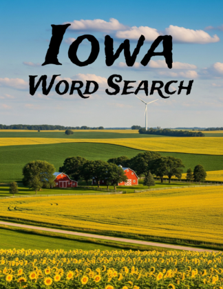 Iowa - 64 Large Print Word Searches (Digital)