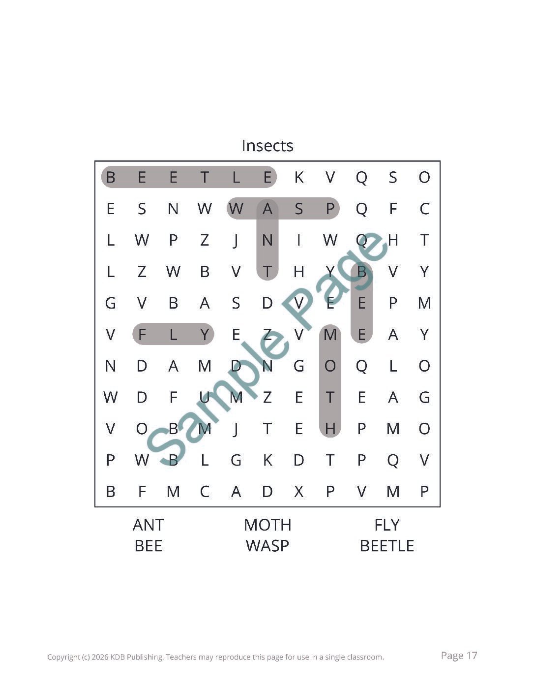 Science Word Search Worksheets – 12 Printable Classroom Puzzles - Image 3