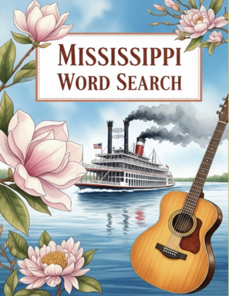 Mississippi - 64 Large Print Word Searches (Paperback)