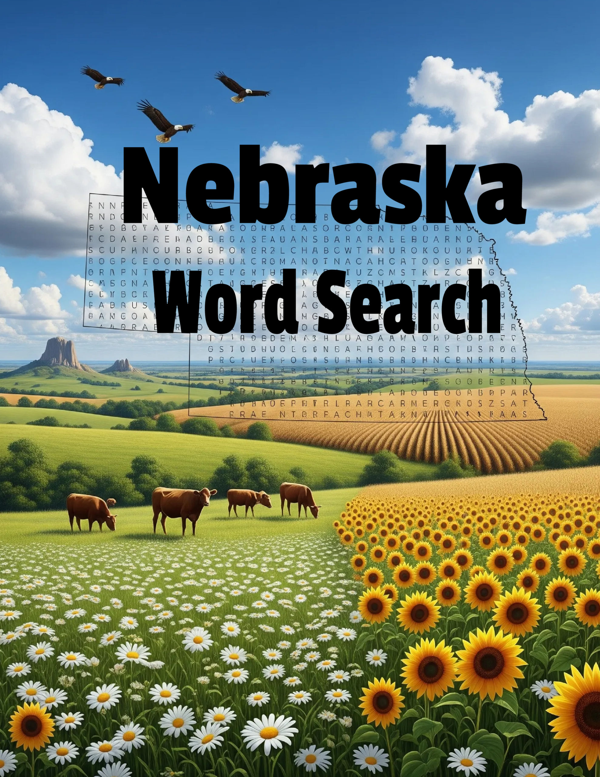 Nebraska Word Search Cover