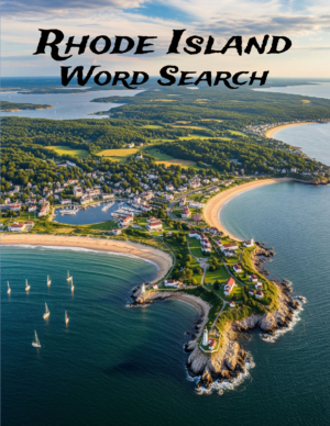 Rhode Island - 64 Large Print Word Searches (Digital)