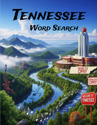 Tennessee - 64 Large Print Word Searches (Paperback)