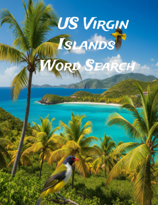 U.S. Virgin Islands - 64 Large Print Word Searches (Digital)