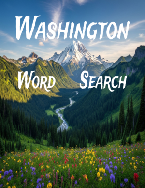 Washington - 64 Large Print Word Searches (Digital)