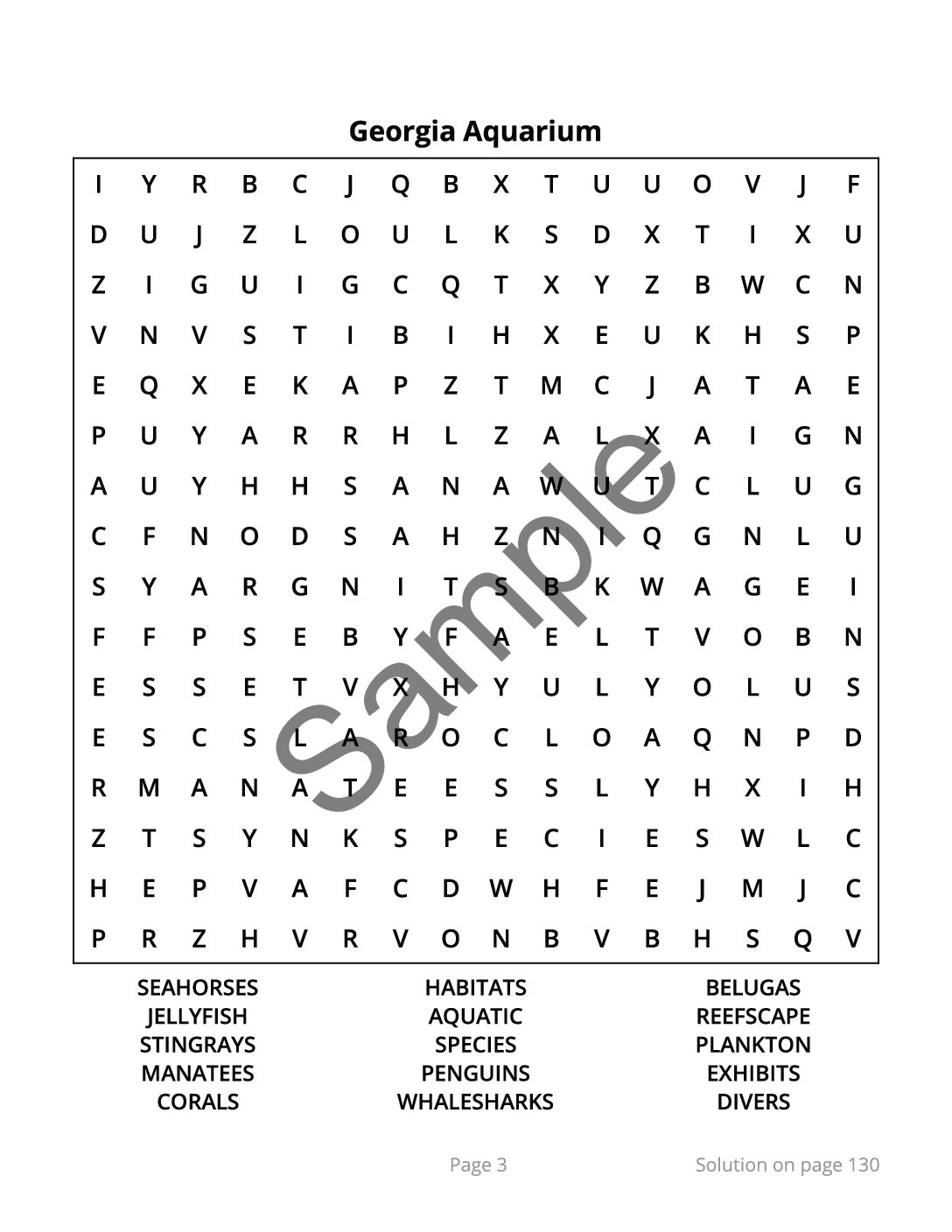 Georgia Word Search – 64 Large Print Puzzles (Digital Download) - Image 3