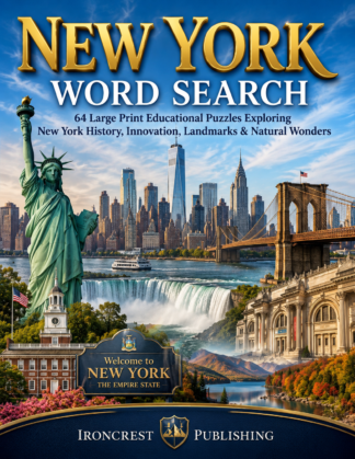 New York Word Search  64 Large Print Puzzles (Paperback)