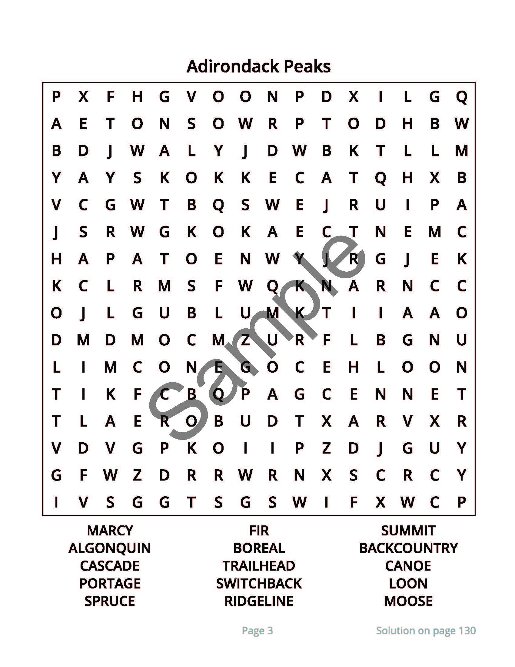 New York Word Search 64 Large Print Puzzles (Paperback) - Image 3