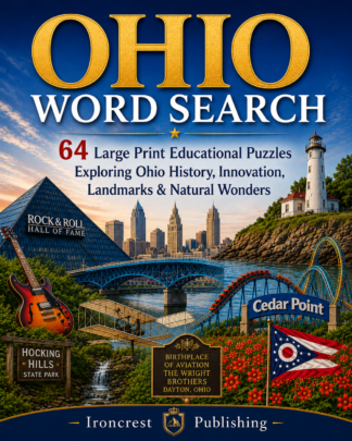 Ohio Word Search: 64 Large Print Puzzles (Paperback)