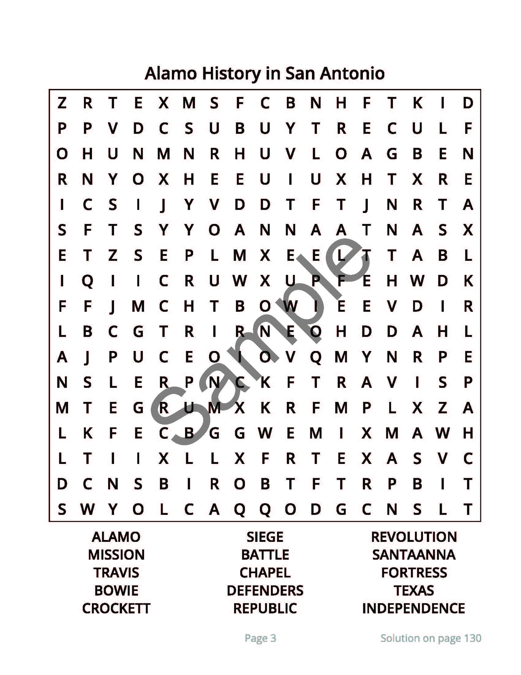 Lone Star Discovery Word Search 64 Large Print Puzzles (Digital) - Image 3
