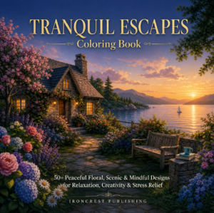 Tranquil Escapes Coloring Book