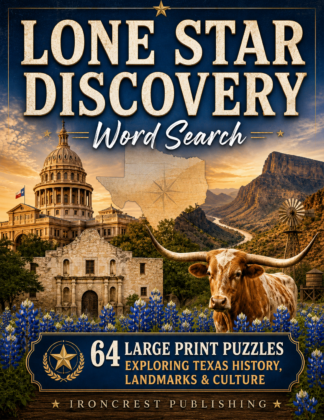 Lone Star Discovery Word Search 64 Large Print Puzzles (Paperback)