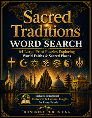 Sacred Traditions Word Search 64 Large Print Puzzles (Digital Download)
