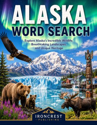 Alaska Word Search – 64 Large Print Puzzles (Digital Download)