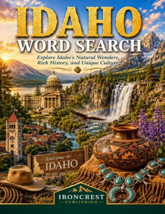 Idaho Word Search – 64 Large Print Puzzles (Digital Download)