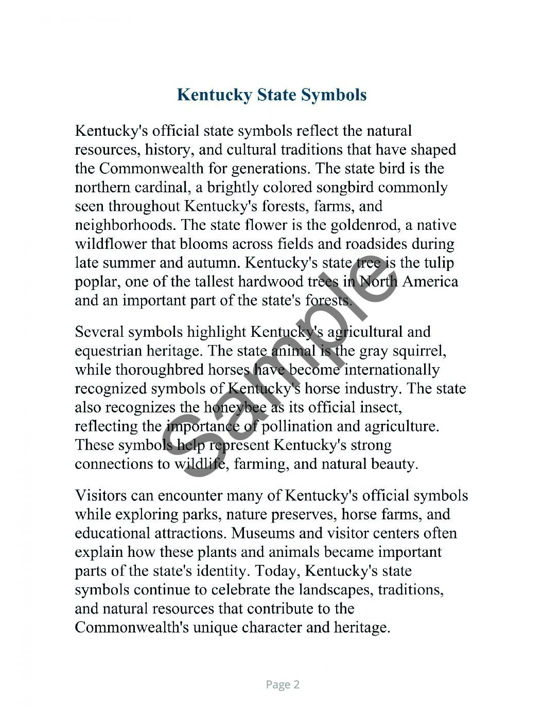 Kentucky Word Search – 64 Large Print Puzzles (Paperback) - Image 2