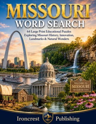 Missouri Word Search – 64 Large Print Puzzles (Paperback)