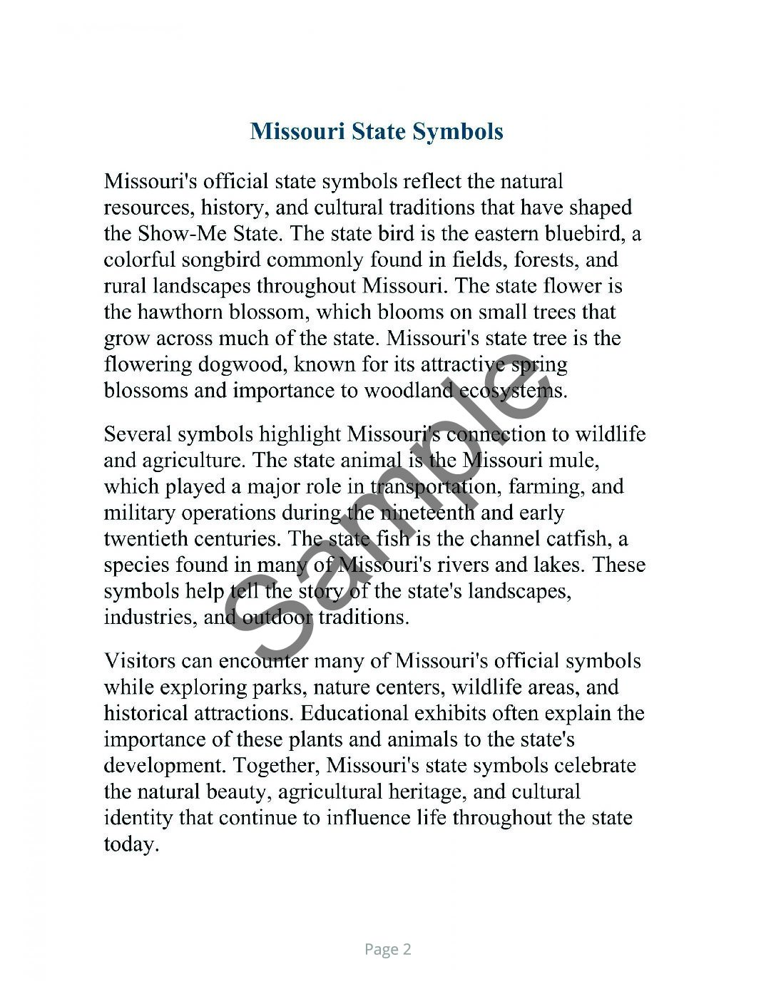 Missouri Word Search – 64 Large Print Puzzles (Digital Download) - Image 2