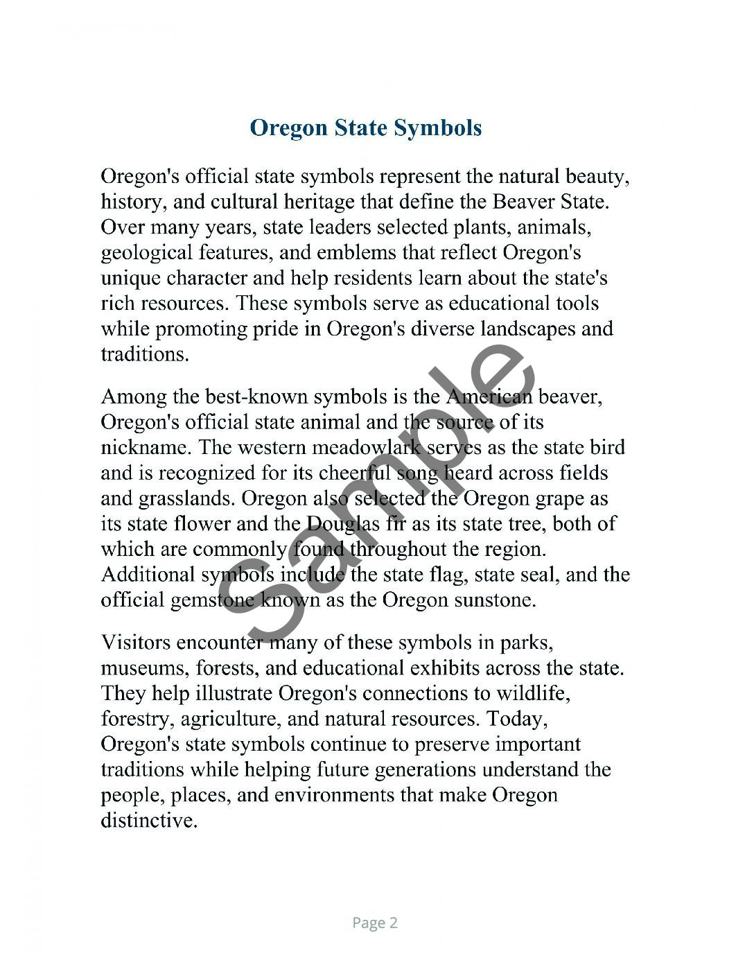 Oregon Word Search – 64 Large Print Puzzles (Digital Download) - Image 2