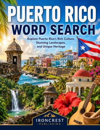 Puerto Rico Word Search – 64 Large Print Puzzles (Digital Download)