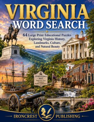 Virginia Word Search â 64 Large Print Puzzles (Paperback)