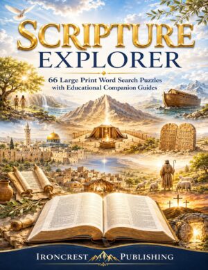 Scripture Explorer – 66 Large Print Word Search Puzzles (Digital Download)