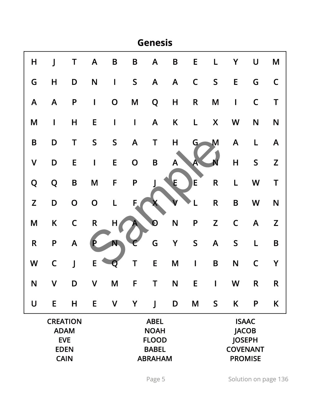 Scripture Explorer – 66 Large Print Word Search Puzzles (Paperback) - Image 3