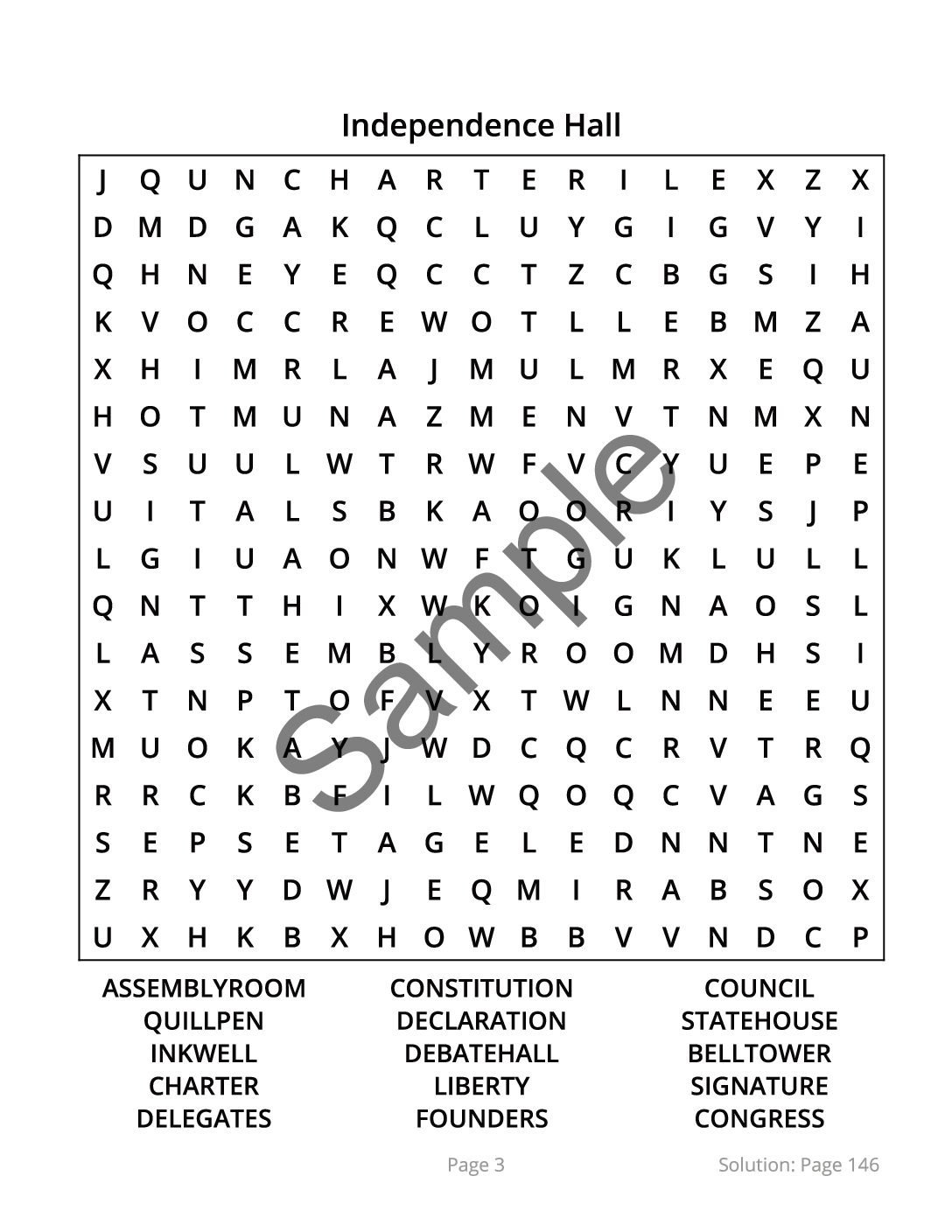 Pennsylvania Word Search â 72 Large Print Puzzles (Digital Edition) - Image 3
